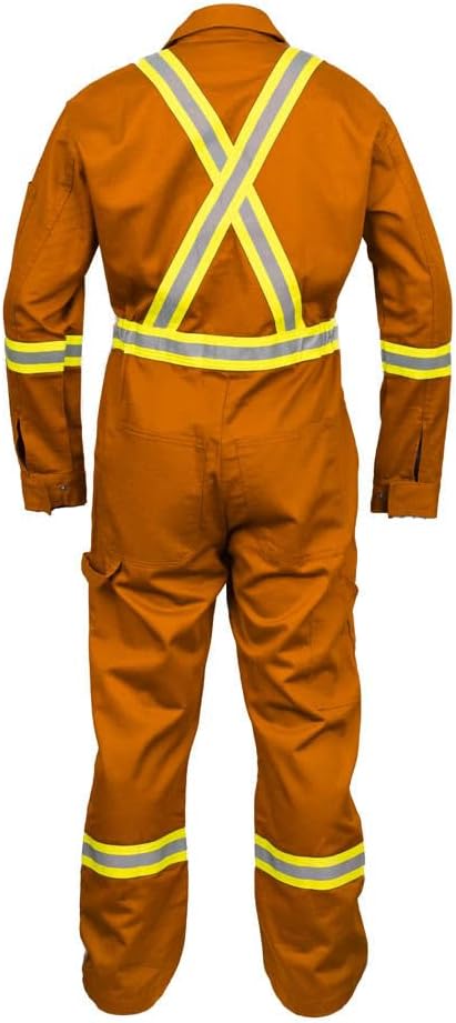 Flame Resistant FR High Visibility Hi Vis Coverall