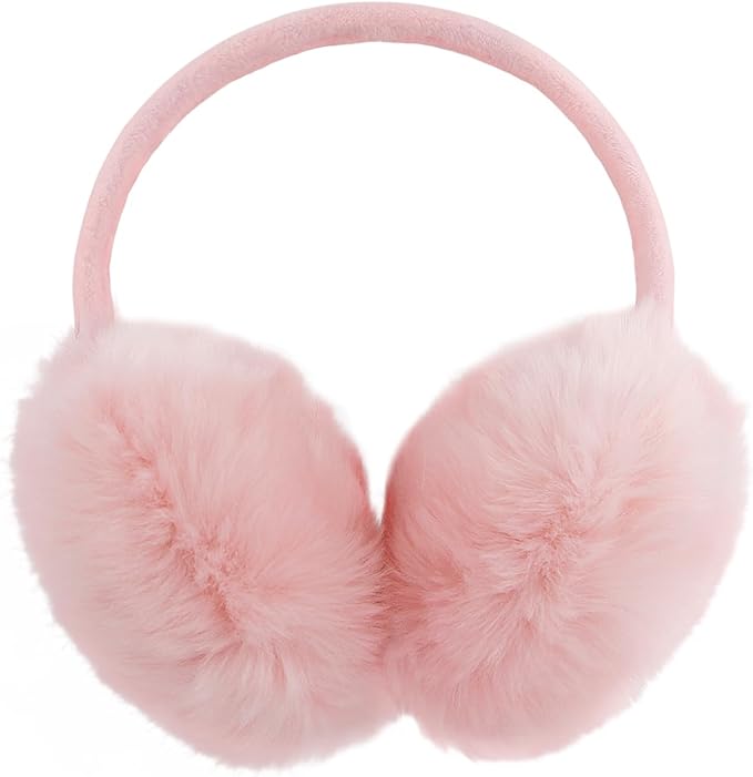 POXIMI Women Winter Earmuffs Girl Ski Adjustable Ear Covers for Cute Bow Ear Warmer Outdoor Earmuff Fleece Lining