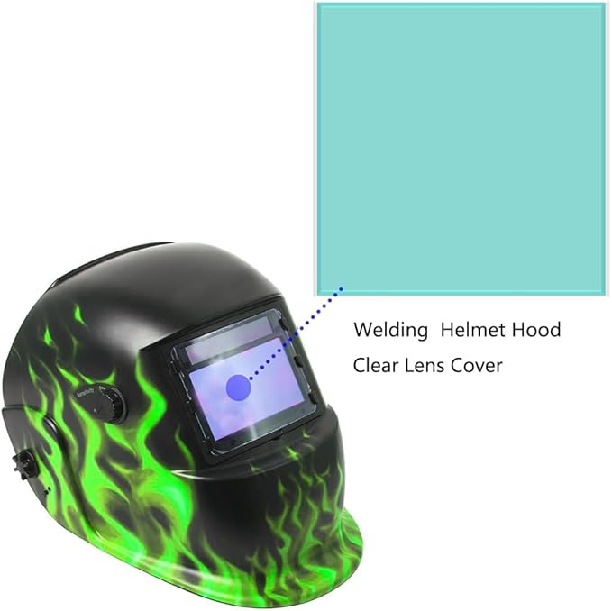 10EA Welding Helmet Cover Lens for KP3044-1 3350 Series Inside Clear Cover Lens