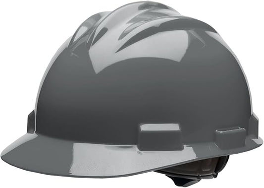 Bullard 3-Rib S61 Cap Style Safety Hard Hat with 4-Point Ratchet Suspension and Cotton Brow Pad