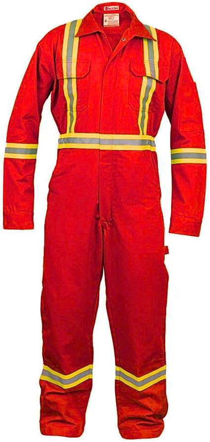 Flame Resistant FR High Visibility Hi Vis Coverall