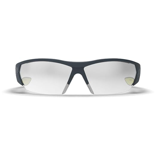 HexArmor MX250 Silver Mirror 53% tinted safety glasses for men and women | Anti-fog | Scratch resistant wrap around lenses | Adjustable side arms | Certified ANSI Z87 | 100% UV protected eyewear
