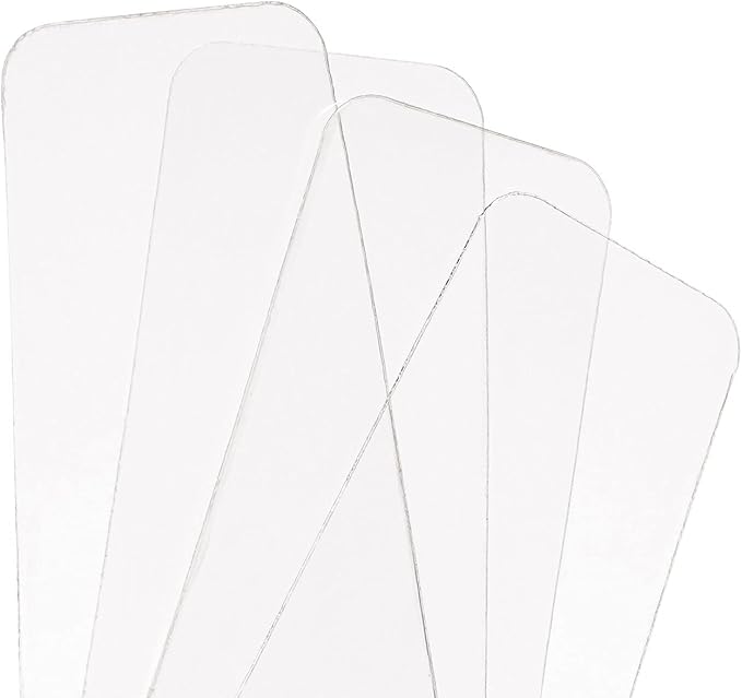 MIRA SAFETY M PROFILM Peel Off Lens Cover Visor Protectors for Full Face Respirator (4 Layer Clear)