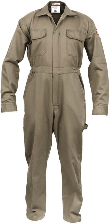 Flame Resistant FR Coverall - 88% C / 12% Nylon - 7oz