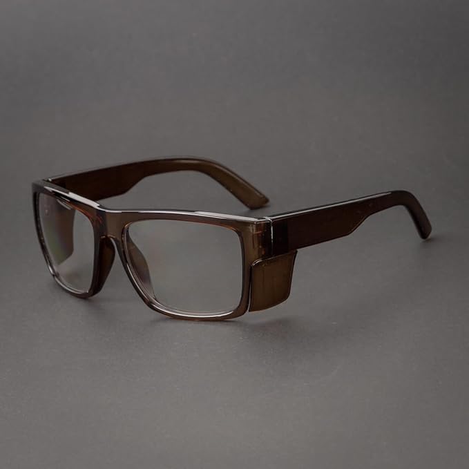 TransitionSafetyGlaseswith ANSI Z87+ImpactApproved Wraparound&Anti Bluelight UV400