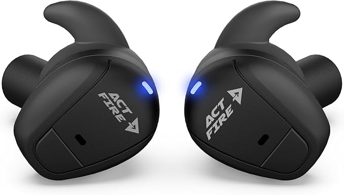Bluetooth Shooting Ear Protection Ear Plugs, Hearing Protection Earbuds Electronic Shooting Earplugs for Noise Reduction,Outdoor Sports