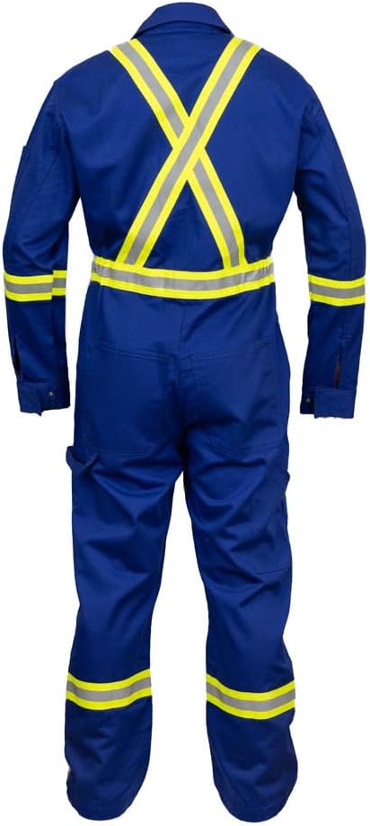 Flame Resistant FR High Visibility Hi Vis Coverall