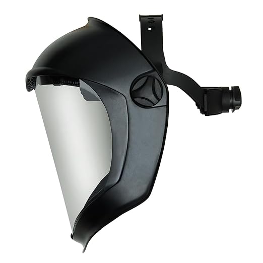 Shield Replacement Lens, Replacement for S8555, for Honeywell Uvex S8500/S8510 Bionic Face Shield Cover, Protective Full Face Shield, with Clear, Anti Fog Hardcoat （2 EVA）