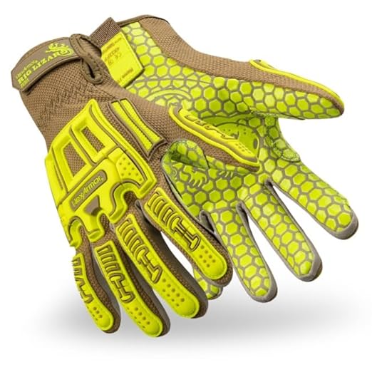 HexArmor Cut and Puncture Resistant Impact Protection Work Gloves | Rig Lizard® Series 2030X | X-Large