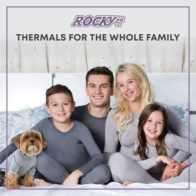 Rocky Thermal Underwear for Women, Long Johns Fleece Lined Set, Shirt & Pants, Base Layer w/Leggings/Bottoms Ski/Extreme Cold