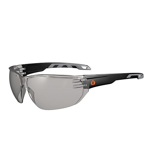 Ergodyne Skullerz VALI Anti Scratch Safety Glasses, Anti-Fog, ANSI z87.1