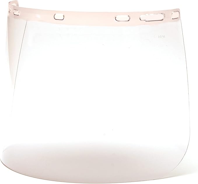 Pyramex Safety Full Face Shield Eye and Head Protection (Headgear NOT Included), Clear Polycarbonate, ANSI Z87+