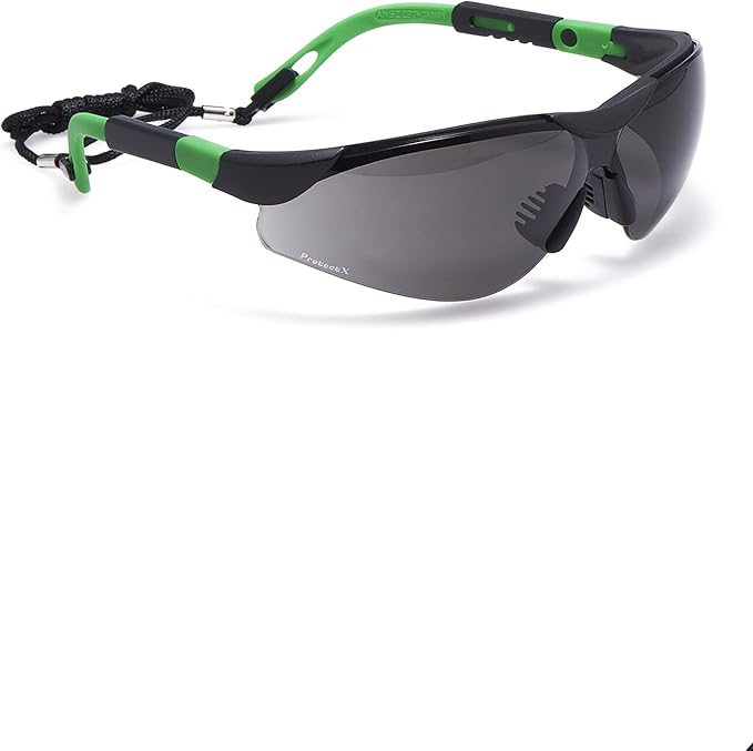 ProtectX Classic Safety Glasses, Anti-Fog Scratch Resistant Lenses, Protective Eyewear for Work, Indoor/Outdoor, ANSI Z87.1
