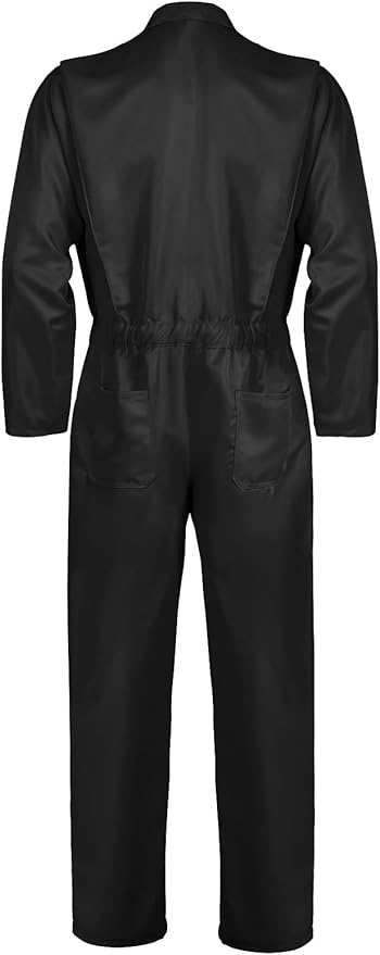 Navy Blue Adult Jumpsuit Coveralls Halloween Costume for Men Jumpsuit Horror Killer Costume Mechanic Work Uniform