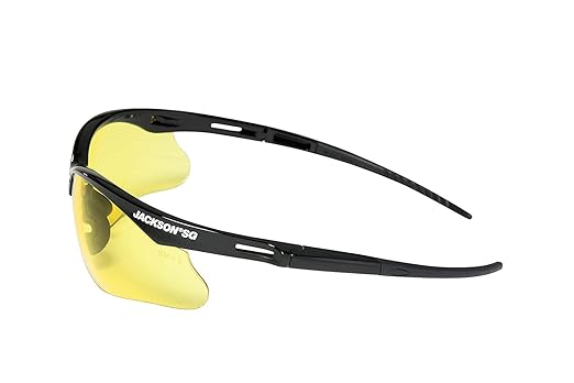 Jackson Safety SG Safety Glasses - Eye Protection for Men & Women - ANSI Z87.1 - Pack of 12 (Multiple Styles)