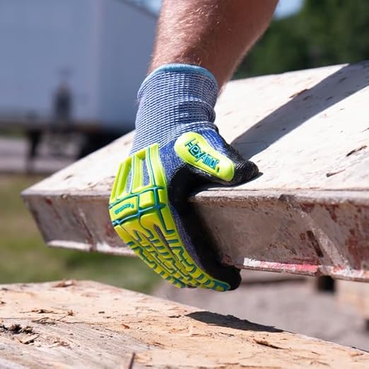 HexArmor Cut-Resistant Impact Protection PU Palm Work Gloves | Rig Lizard® Series 2095 | X-Small