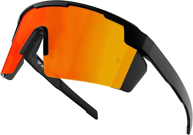 WISTON XL Z87 Sunglasses for Big Wide Heads Men Women,TR90 Ultralight UV400 Protection Sun Glasses Z8224