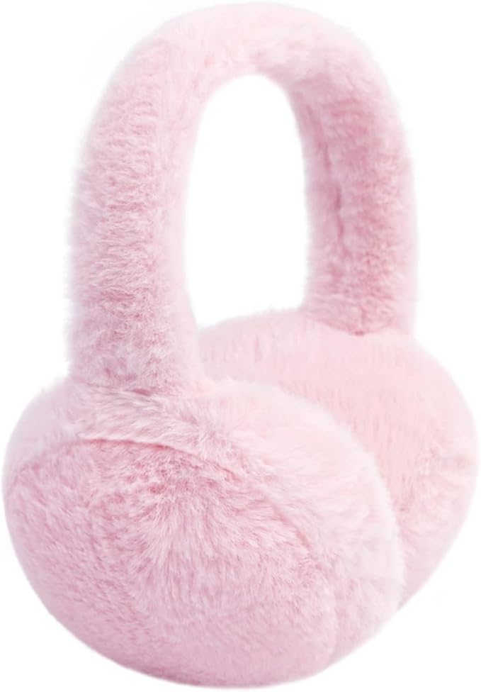 Kids Winter Earmuffs Baby Warm Ear Muff Girls Cute Furry Ear Warmers Boys Foldable Ear Covers for Cold Weather