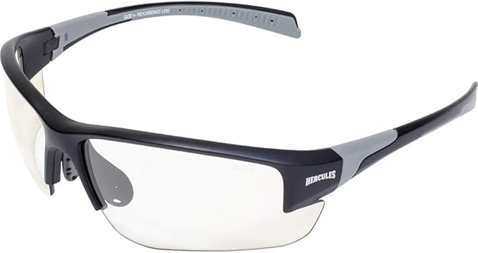Global Vision Hercules 7 Auto-Darkening Photochromic Safety Sunglasses Clear to Smoke Lens ANSI Z87.1 Transitional Glasses