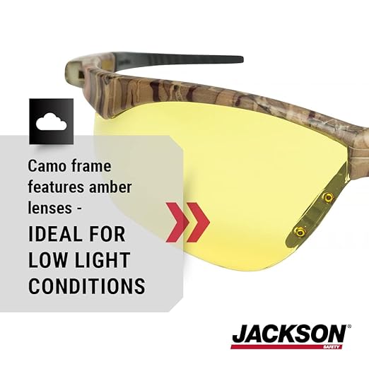 Jackson Safety SG Safety Glasses - Eye Protection for Men & Women - ANSI Z87.1 - Pack of 12 (Multiple Styles)