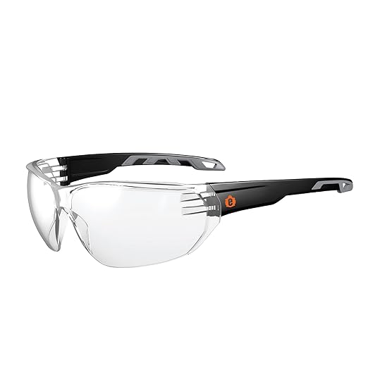 Ergodyne Skullerz VALI Anti Scratch Safety Glasses, Anti-Fog, ANSI z87.1