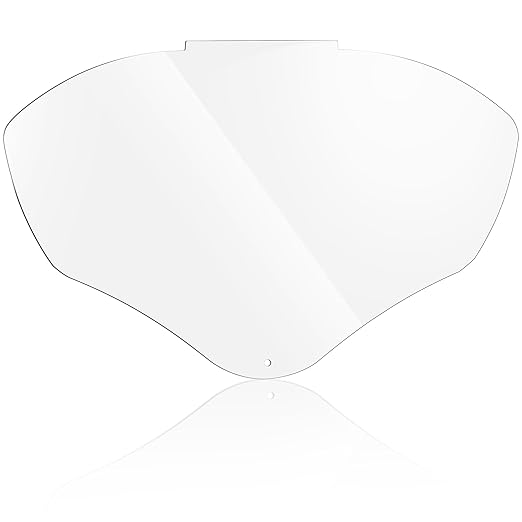 Feekoon Face Shield Replacement Lens Compatible with S8550, Compatible with Honeywell/Uvex S8500/S8510 Face Shield, Protective Safety Visor Replacement, with Clear Polycarbonate, Uncoated(1 Pack)