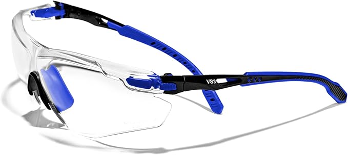 OPTIFENSE™ VS3 Anti Fog, Premium CLEAR/TINTED Safety Glasses, ANSI Z87+ (Click for frame/lens option)