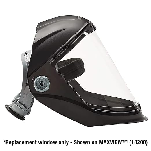 Jackson Safety Replacement Window for MAXVIEW Premium Face Shield Mask - ANSI Z87.1 - Uncoated - Clear Tint