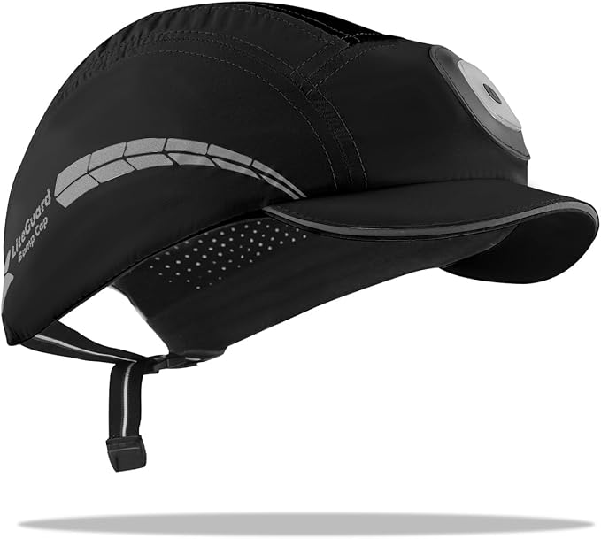 Lightweight Bump Cap with Reflective Stripes, Breathable Baseball Cap Style, Head Protection Hard Hat for Men Women