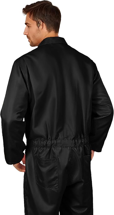Navy Blue Adult Jumpsuit Coveralls Halloween Costume for Men Jumpsuit Horror Killer Costume Mechanic Work Uniform