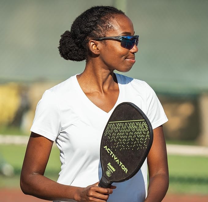 Rivet Sport Sunglasses, Ideal For Cycling, Golf, Pickleball, Running And Tennis