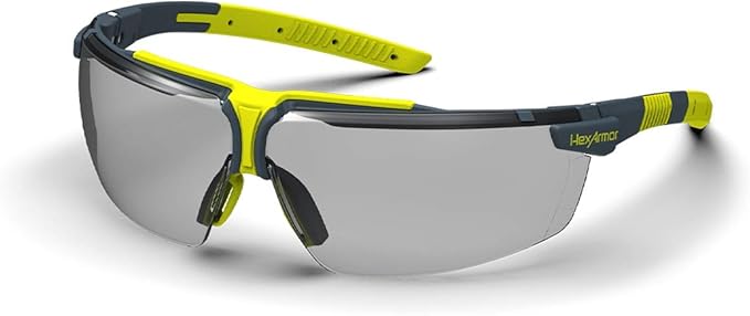 HexArmor VS300 Safety Glasses with Adjustable Side Arms Z87+ for Men and Women