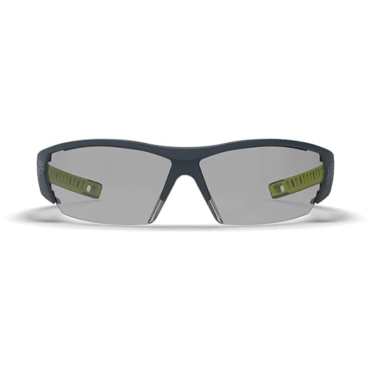 HexArmor MX250 Grey 23% tinted safety glasses for men and women | Anti-fog | Scratch resistant wrap around lenses | Adjustable side arms | Certified ANSI Z87 | 100% UV protected eyewear