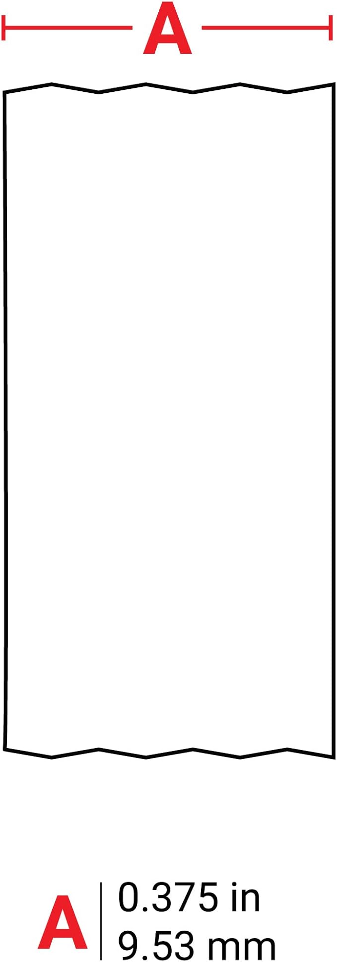 Brady Authentic (M21-375-499-TB) Multi-Purpose Nylon Label for General ID, Wire Marking, and Lab Labeling, Black on White - Designed for M210, M210-LAB, M211, BMP21-PLUS and BMP21-LAB Label Printers