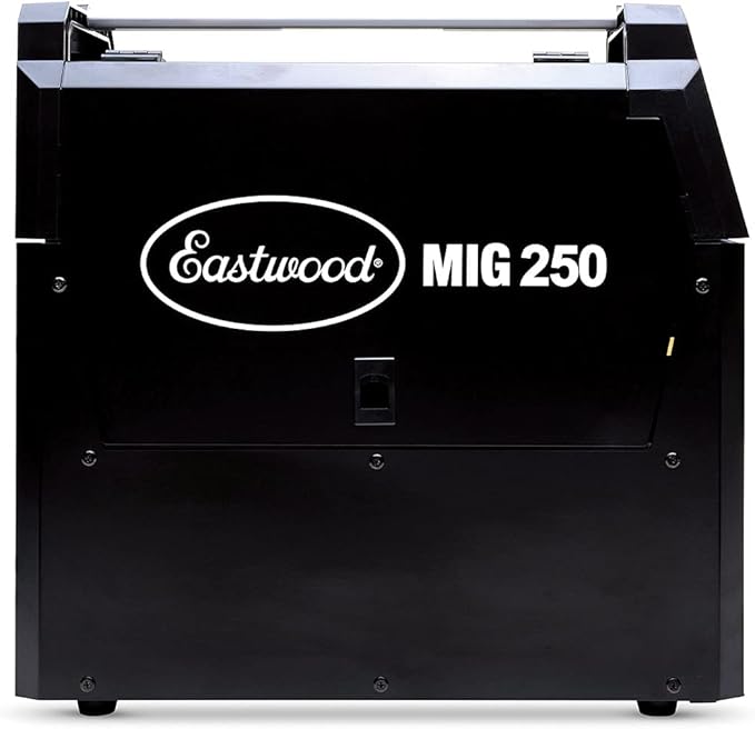 Eastwood 250 Amp MIG Welder Machine for Steel & Aluminum | Heavy Duty Inverter Technology Auto Restoration Welding Machine | Dual Voltage 110V / 220V | Perfect for DIY & Mid-Size Metal Sheet Projects