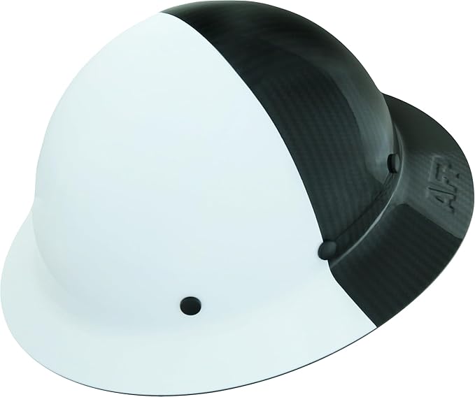 AFP Fiber Full Brim Hard Hat | 6 Point Ratchet Suspension | OSHA & ANSI Rated