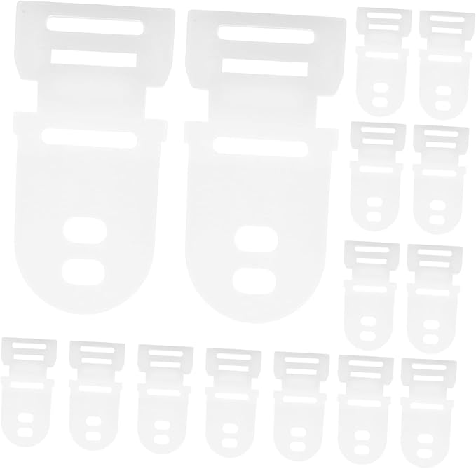 Unomor 20pcs Klein Hard Hat Accessories Chin Strap Buckle Replacement for Hard Hat Sweat Liner Helmet Suspension System
