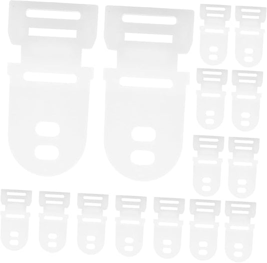 Unomor 20pcs Klein Hard Hat Accessories Chin Strap Buckle Replacement for Hard Hat Sweat Liner Helmet Suspension System