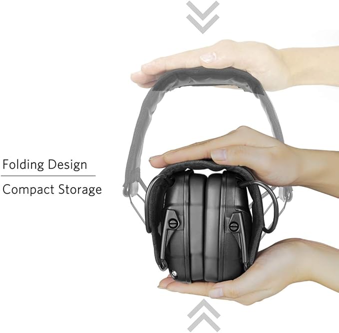 GUCHO Hearing Protection Ear Muffs,Shooting Range Ear Protection for Hunting Mowing