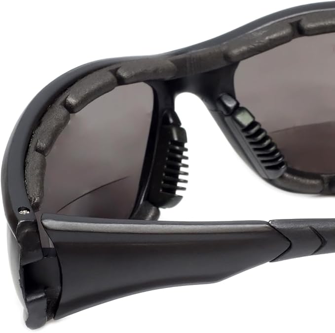 Calabria 23BF Sportster BiFocal Reading Safety Glasses Men Women UV Protection Wind Debris Anti Fog Slip Nylon Shatterproof