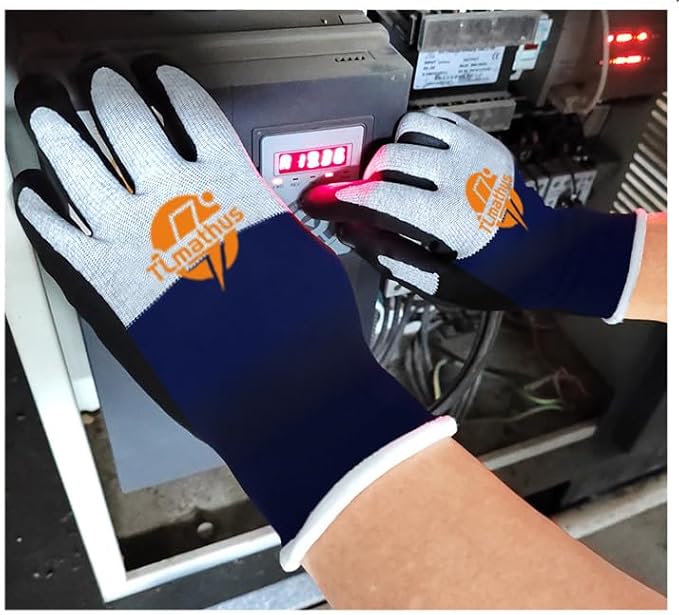 Insulated Electrician Gloves 500V High Voltage Resistant Safety Work Gloves
