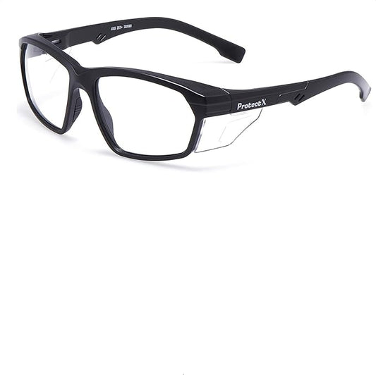 ProtectX Classic Safety Glasses, Anti-Fog Scratch Resistant Lenses, Protective Eyewear for Work, Indoor/Outdoor, ANSI Z87.1