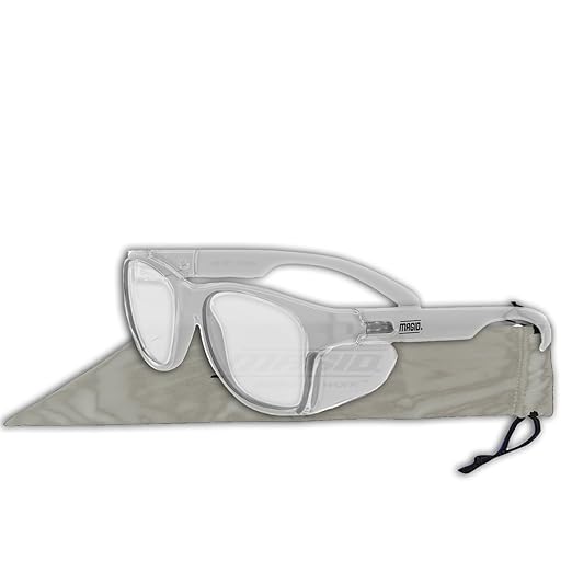 MAGID Y50 Series Performance Anti-Fog Polycarbonate Safety Glasses with Side Shields, 1 Pair, Clear Lens | Clear Frame, Y50CLAFC