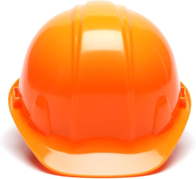 Pyramex SL Series Full Brim Hard Hat 4-Point Ratchet Suspension