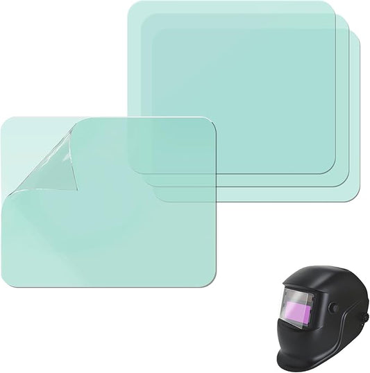 10 Pcs Welding Protective Lens Replacement 4.5" X 3.5"(115mm X 90mm) Welding Helmet Hood Mask/Clear Welding Lens