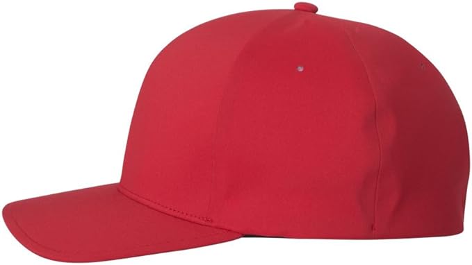 Flexfit Men's Delta Seamless Cap, Red, S/M