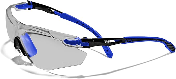 OPTIFENSE™ VS3 Anti Fog, Premium CLEAR/TINTED Safety Glasses, ANSI Z87+ (Click for frame/lens option)