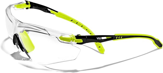 OPTIFENSE™ VS3 Anti Fog, Premium CLEAR/TINTED Safety Glasses, ANSI Z87+ (Click for frame/lens option)
