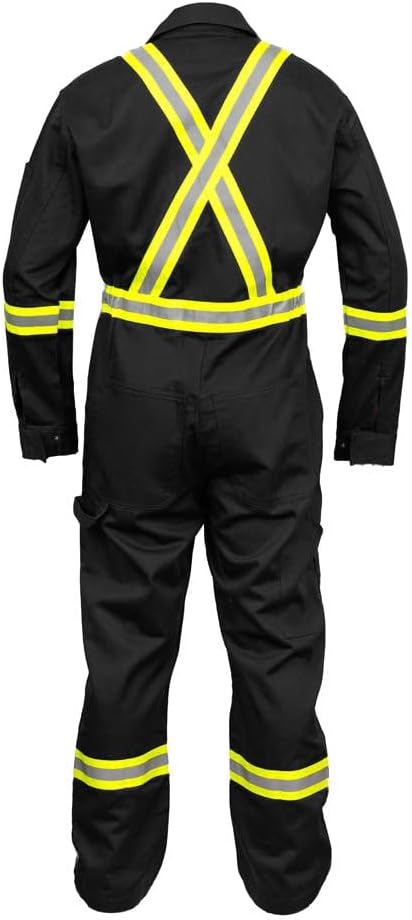 Flame Resistant FR High Visibility Hi Vis Coverall