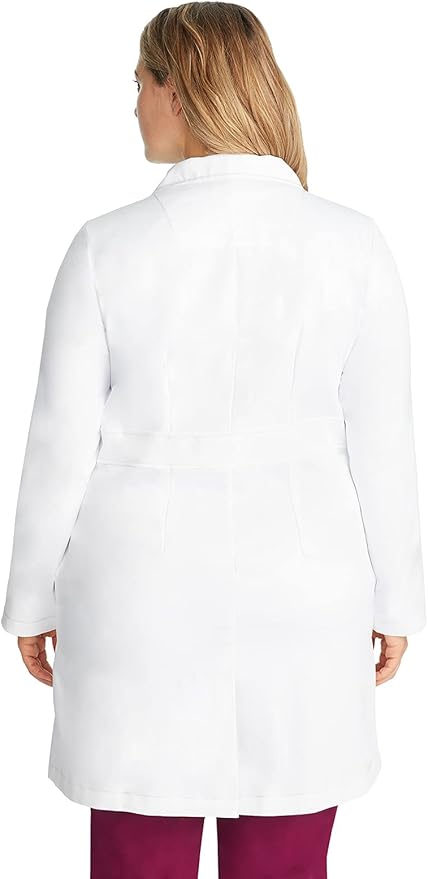 Healing Hands Lab Coat For Woman Faye White Coat with 5 Pockets, Moisture Wicking and 2-Way Stretch 5161